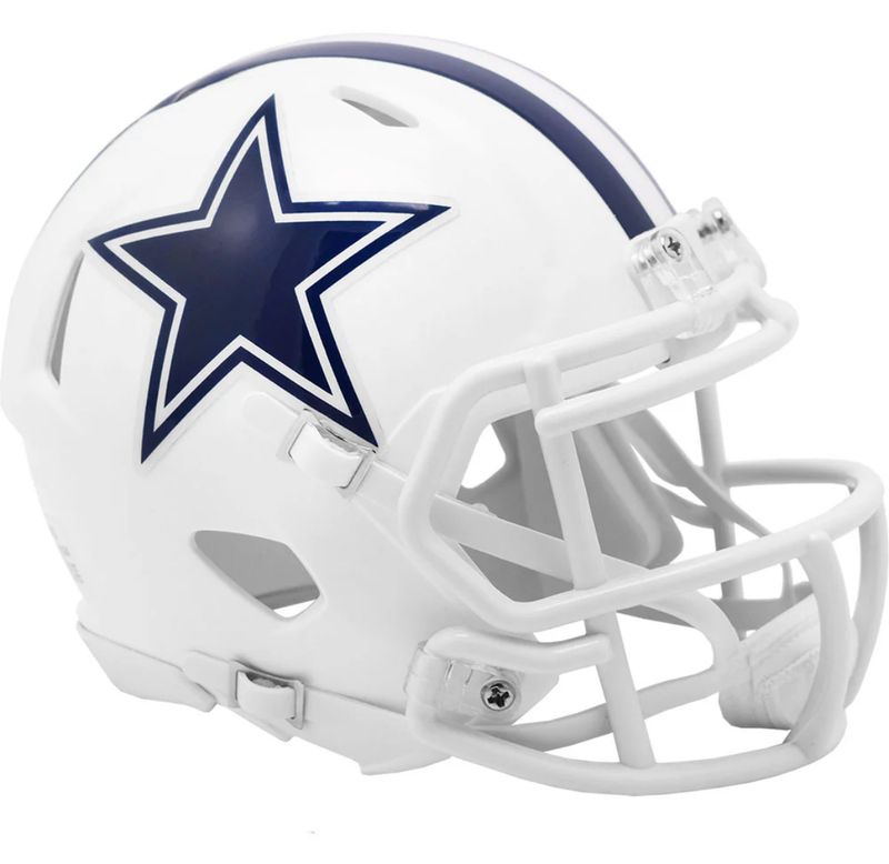 Dallas Cowboys Riddell Speed 2022 Alternate Mini Helmet