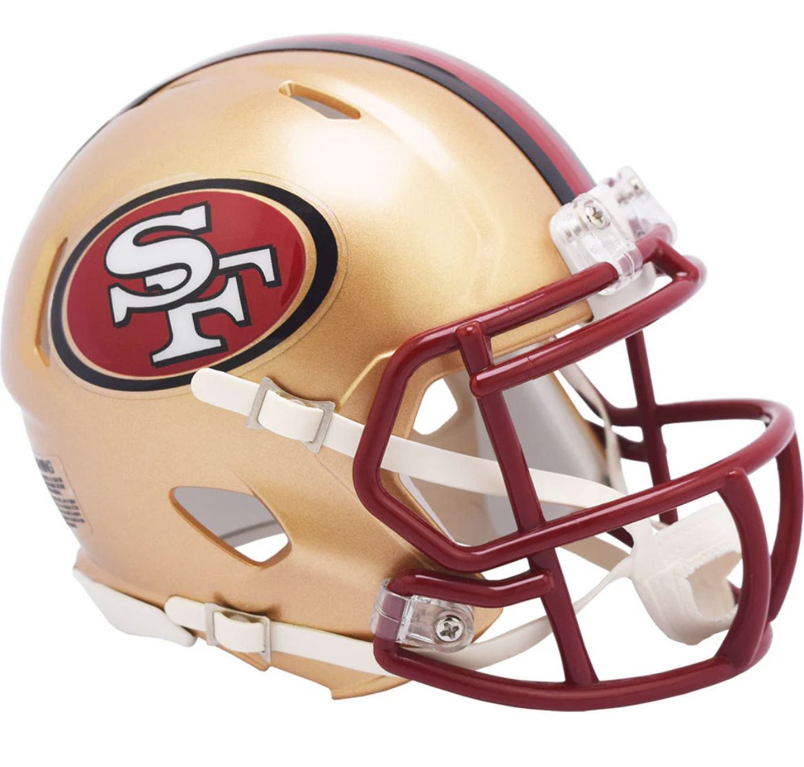 San Francisco 49ers Riddell Speed 1996-08 Mini Helmet