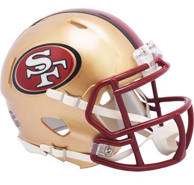 San Francisco 49ers Riddell Speed 1996-08 Mini Helmet