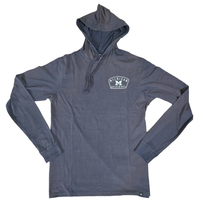 Michigan Wolverines Men’s 47 Brand Navy Pullover Hoodie