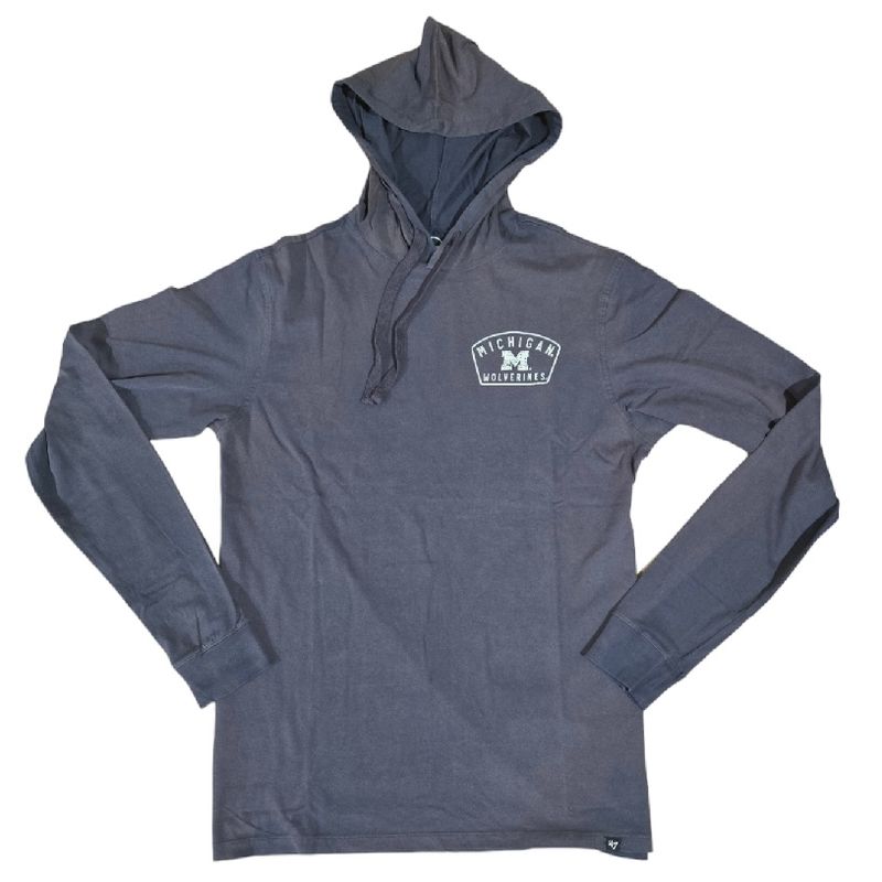 Michigan Wolverines Men’s 47 Brand Navy Pullover Hoodie