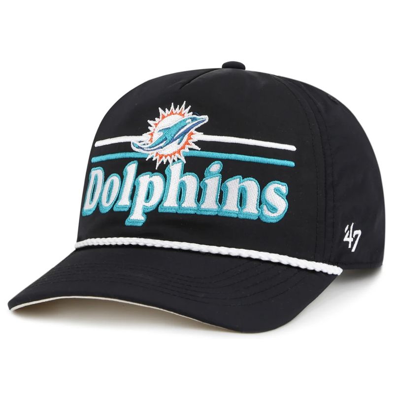 Miami Dolphins Men’s Black Campscape 47 Hitch Snapback Hat Miami Dolphins Men’s Black Campscape 47 Hitch Snapback Hat