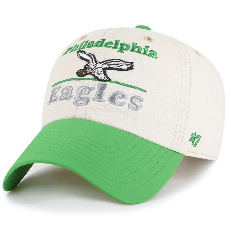 Philadelphia Eagles Men’s Historic Gridiron 47 Brand Clean Up Adjustable Hat Philadelphia Eagles Men’s Historic Gridiron 47 Brand Clean Up Adjustable Hat
