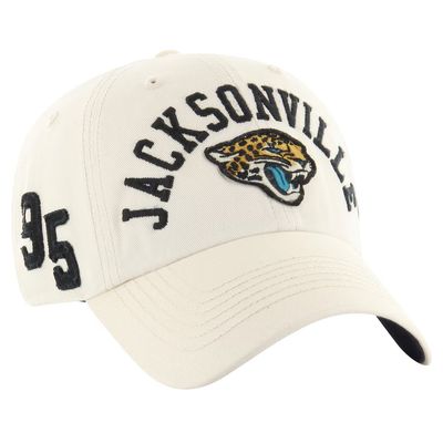 Jacksonville Jaguars Men's Cream Faber 47 Brand Clean Up Adjustable Hat