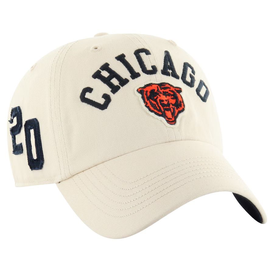 Chicago Bears Men's Cream Faber 47 Brand Clean Up Adjustable Hat