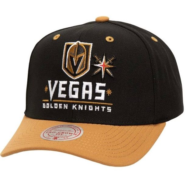 Vegas Golden Knights Men's Black NHL All In 2.0 Mitchell & Ness Pro Snapback Hat