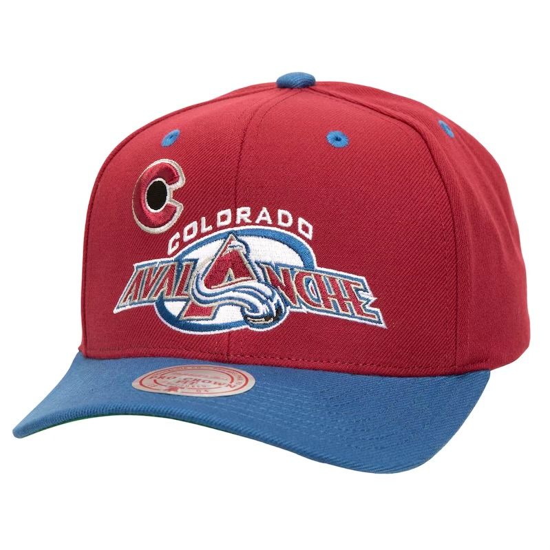 Colorado Avalanche Men's Burgundy NHL All In 2.0 Mitchell & Ness Pro Snapback Hat