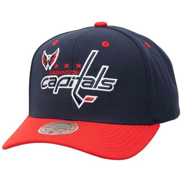 Washington Capitals Men's Navy NHL All In 2.0 Mitchell & Ness Pro Snapback Hat Washington Capitals Men's Navy NHL All In 2.0 Mitchell & Ness Pro Snapback Hat