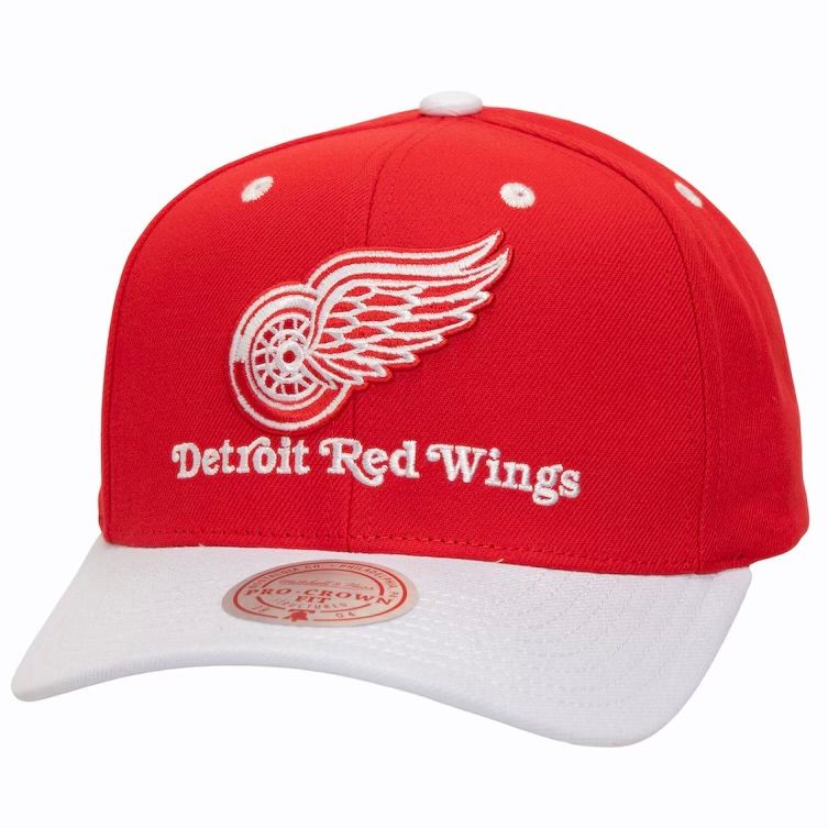 Detroit Red Wings Men's Red NHL All In 2.0 Mitchell & Ness Pro Snapback Hat