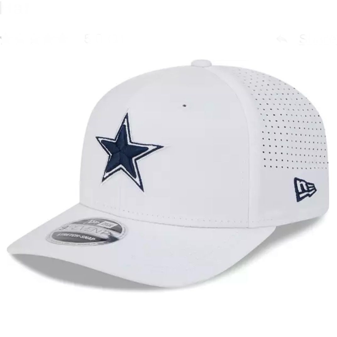 Dallas Cowboys Men's Perform 9Seventy White Adjustable Hat