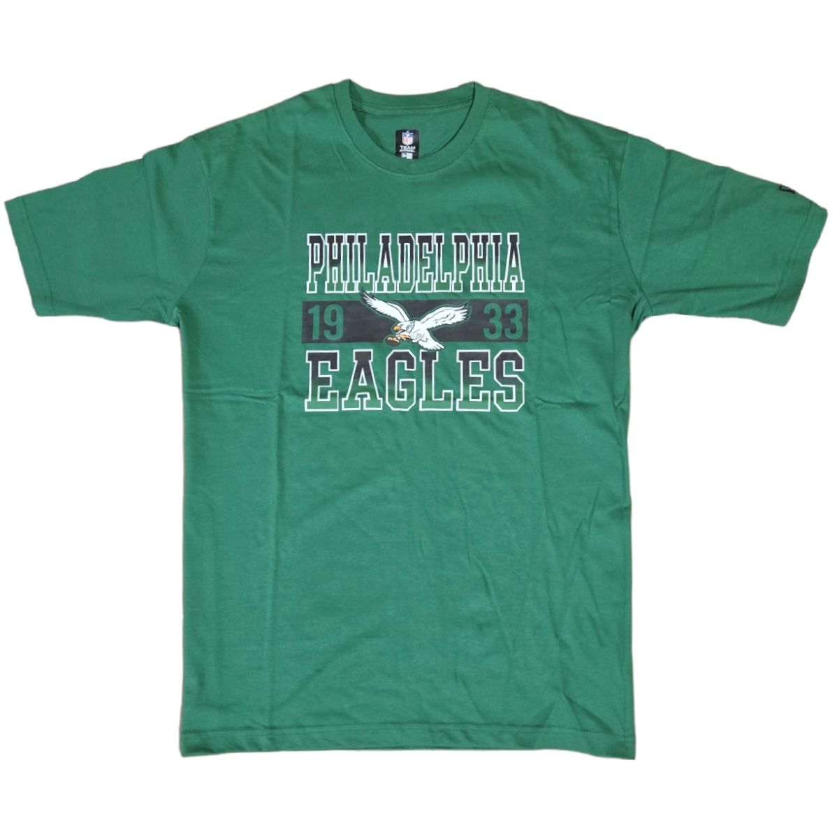 Philadelphia Eagles Men’s Green New Era Established T-Shirt