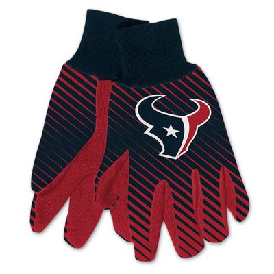 Houston Texans Striped Utility Gloves Houston Texans Striped Utility Gloves