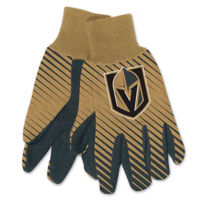 Vegas Golden Knights Striped Utility Gloves