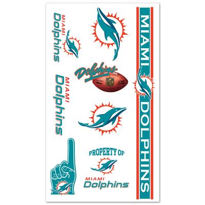 Miami Dolphins Temporary Tattoos
