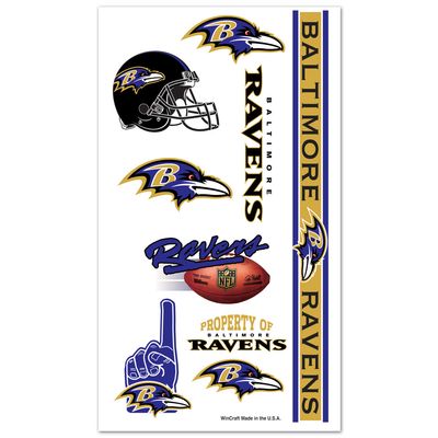 Baltimore Ravens Temporary Tattoos