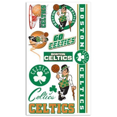 Boston Celtics Face-Cals Sheet Temporary Tattoos