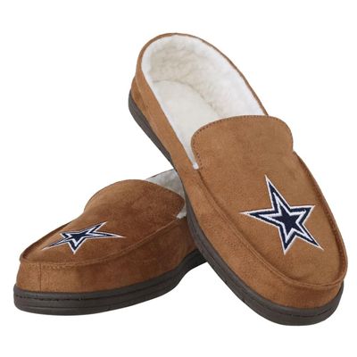 Dallas Cowboys Men's FOCO NFL Football Team Logo Moccasin Slippers