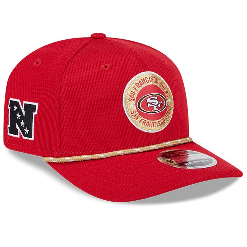 San Francisco 49ers Men's New Era Red 2024 Sideline 9SEVENTY Stretch-Snap Hat