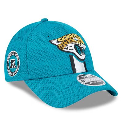 Jacksonville Jaguars Men's New Era Teal 2024 Sideline 9FORTY Stretch-Snap Hat