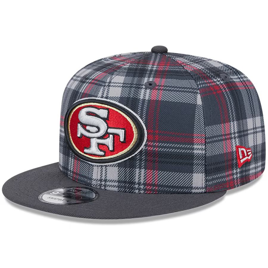 San Francisco 49ers Men's New Era Gray 2024 Sideline Statement 9FIFTY Snapback Hat