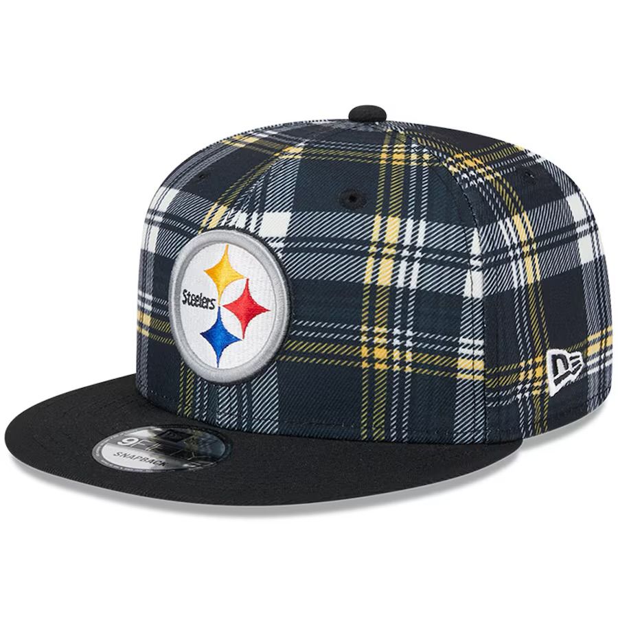 Pittsburgh Steelers Men's New Era Black 2024 Sideline Statement 9FIFTY Snapback Hat