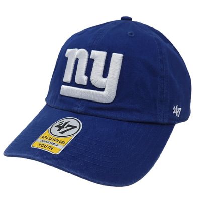 New York Giants Youth 47 Brand Clean Up Adjustable Hat