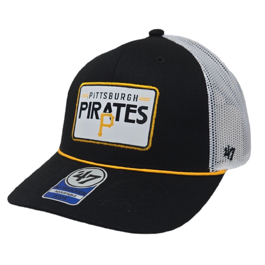 Pittsburgh Pirates Kids New Era Trucker 9FORTY Adjustable Hat