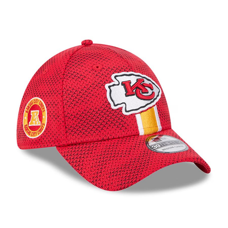Kansas City Chiefs Child-Youth New Era Red 2024 Sideline 39THIRTY Flex Hat