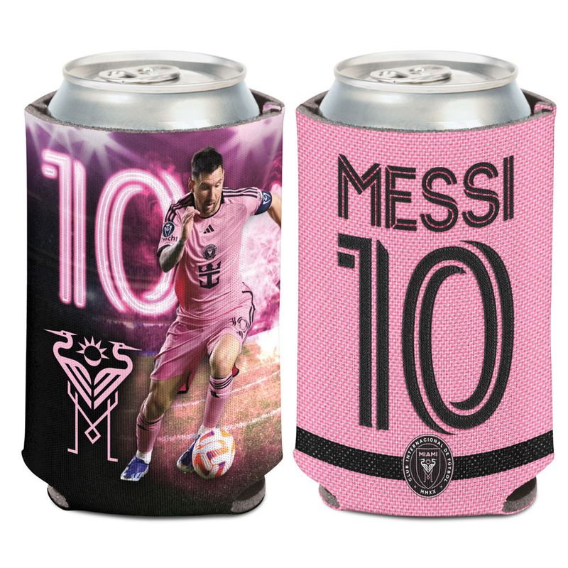 Inter Miami FC Lionel Messi 12 Ounce Can Cooler Koozie