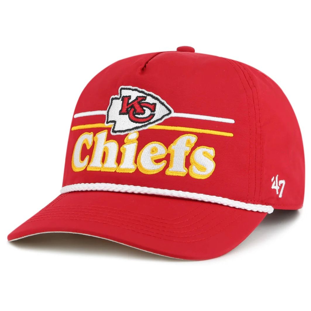 Kansas City Chiefs Men’s Red Historic Campscape 47 Hitch Snapback Hat