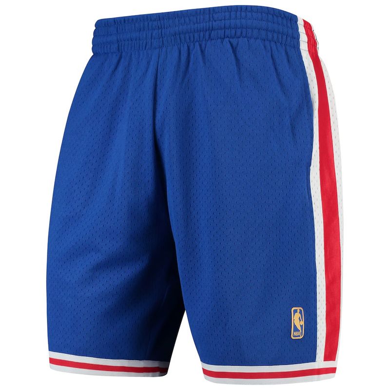 Philadelphia 76ers 96-97 Men's Blue Mitchell & Ness Swingman Shorts