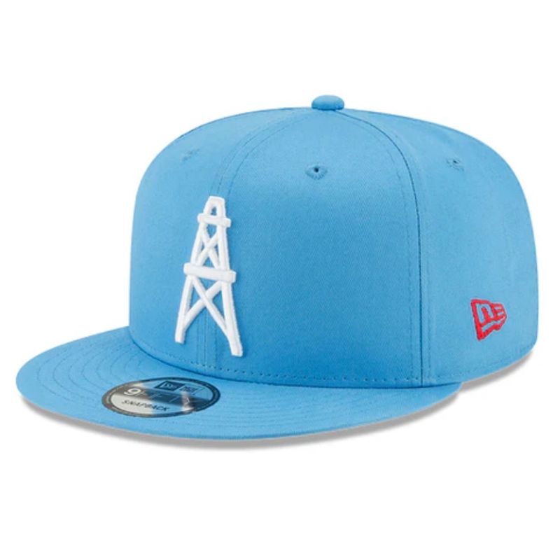 Houston Oilers Men's Baby Blue New Era NFL 9FIFTY Snapback Hat