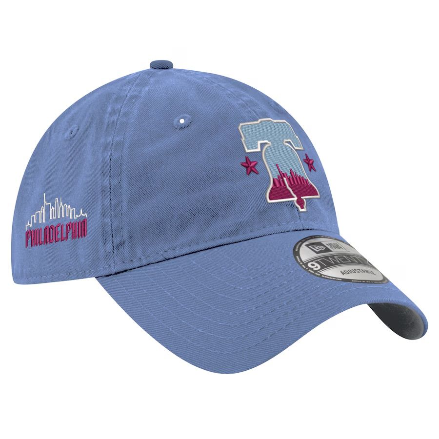 Philadelphia Phillies Men’s City Connect New Era 9Twenty Light Blue Adjustable Hat