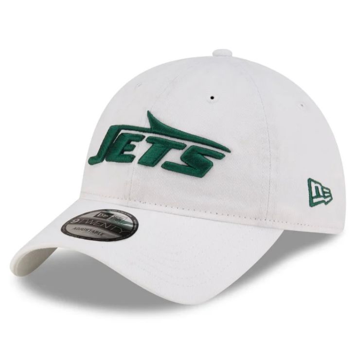 New York Jets Men’s White New Era 9Twenty Core Classic Adjustable Hat