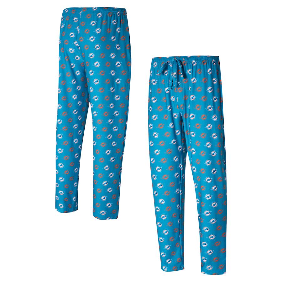 Miami Dolphins Men's Record Knit Pajama Pants