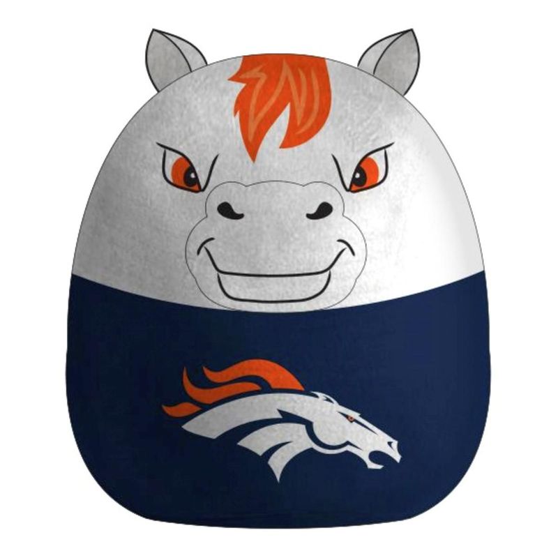 Denver Broncos Pegasus Plushie Mascot Pillow