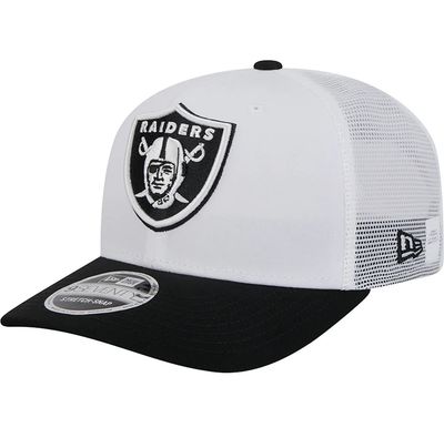 Las Vegas Raiders Men's New Era Gray 2024 Sideline 9FORTY Stretch-Snap Hat