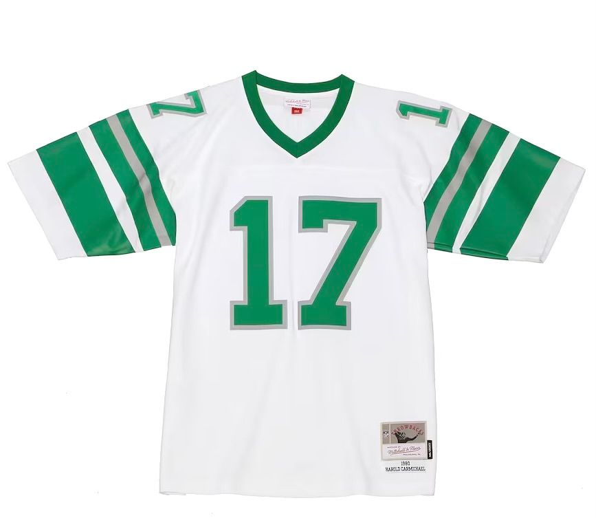 Philadelphia Eagles Harold Carmichael 1980 Men's White Mitchell & Ness Legacy Jersey