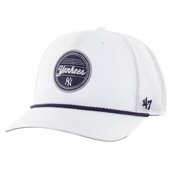 New York Yankees Men's 47 White Fairway Trucker Adjustable Hat