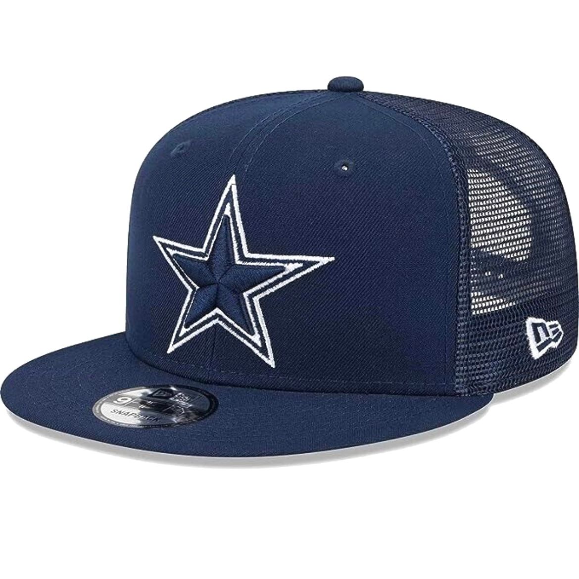 Dallas Cowboys Men's Navy New Era Trucker 9FIFTY Snapback Hat