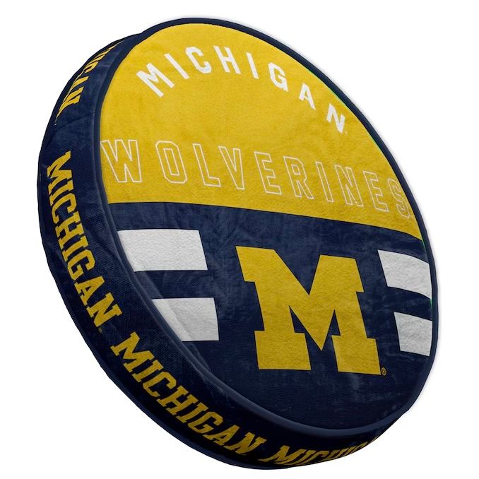 Michigan Wolverines Pegasus 15” Circle Plushlete Pillow