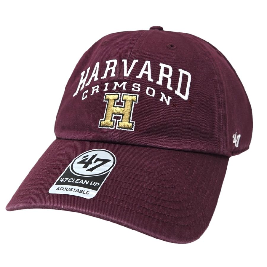 Harvard Crimson Men’s 47 Brand Clean Up Adjustable Hat