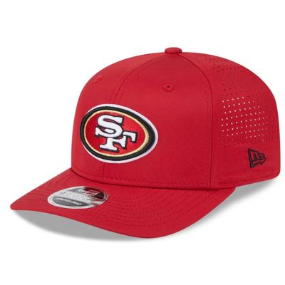 San Francisco 49ers Men's Red New Era Adventure Perform 9SEVENTY Adjustable Hat