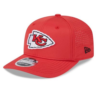 Kansas City Chiefs Men's Red New Era Adventure Perform 9SEVENTY Adjustable Hat