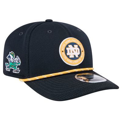 Notre Dame Fighting Irish Men's Navy New Era NCAA Rope 9Seventy Stretch-Snap Hat