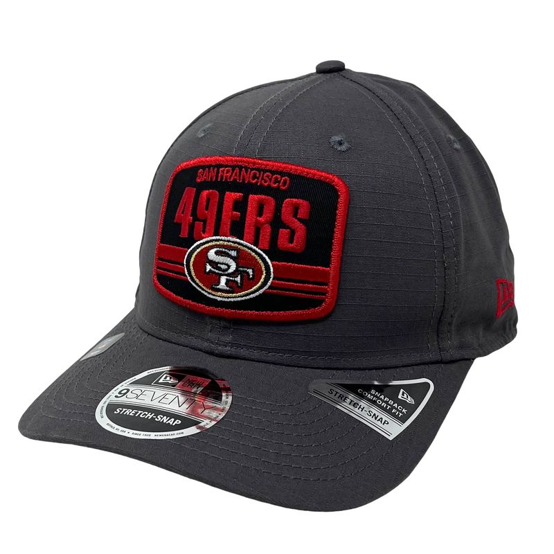 San Francisco 49ers Men's Graphite Team Elevated 9Seventy Adjustable Hat San Francisco 49ers Men's Graphite Team Elevated 9Seventy Adjustable Hat