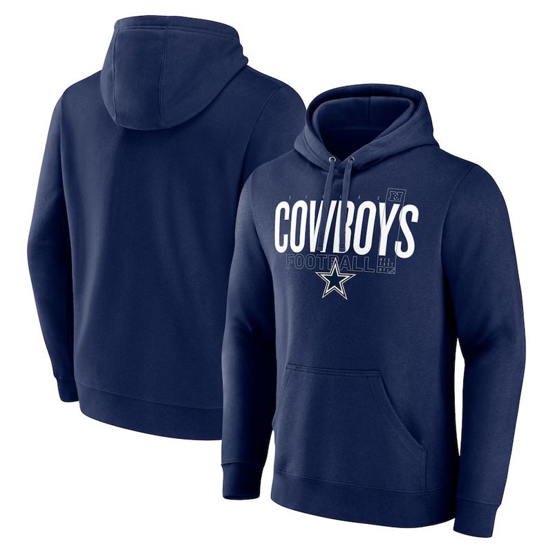 Dallas Cowboys Men’s Navy Fanatics Pylon Pullover Hoodie