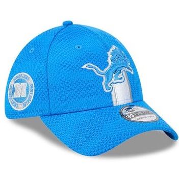 Detroit Lions Toddler-Child New Era Blue 2024 Sideline 39THIRTY Flex Hat