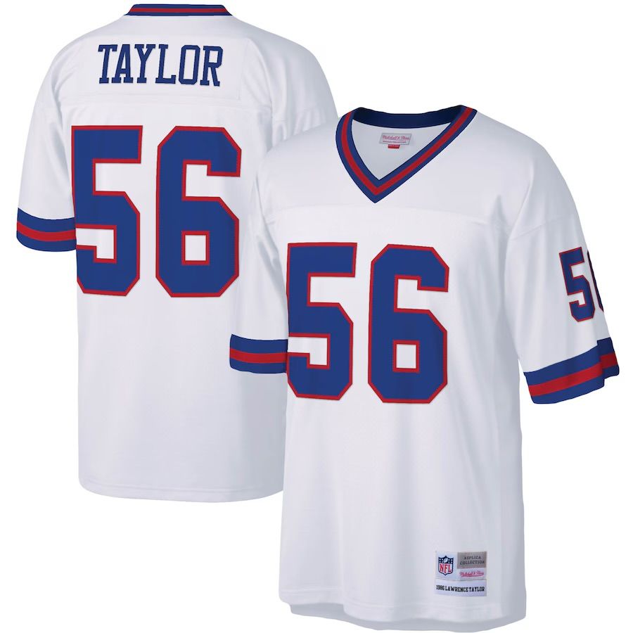 New York Giants Lawrence Taylor 1986 White Mitchell & Ness Men's Legacy Jersey