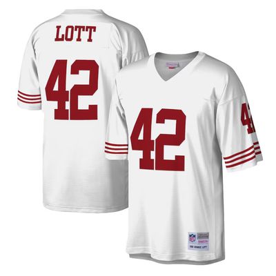 San Francisco 49ers Ronnie Lott 1990 White Men's Mitchell & Ness Legacy Jersey